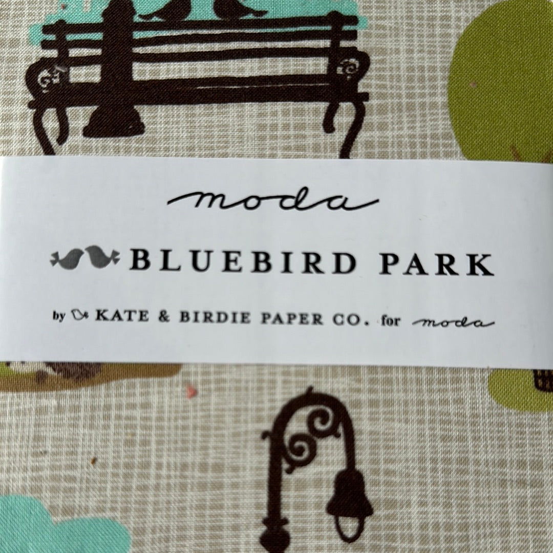 Charm pack Moda bluebird Park